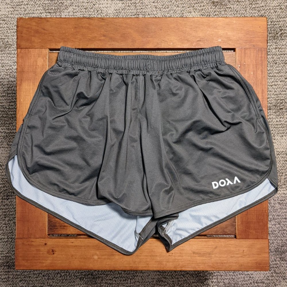 DOXA RUN | Skip 3" Race Shorts | Cypress Green | Unisex | Small